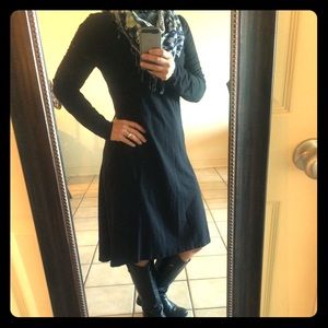 Black cotton dress